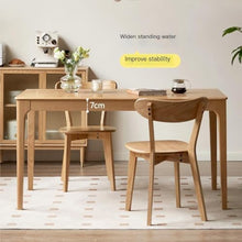 Coffee Table Chinese Style Solid Wood Dining Table Kitchen Restaurant Log Modern Simple Home Oak