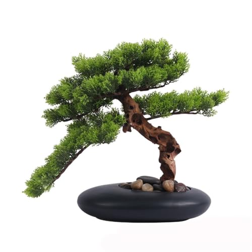 QWERAXZG Desktop Pine Tree Decorations Hotel Home and Office Tables, Green Plant Handicrafts and