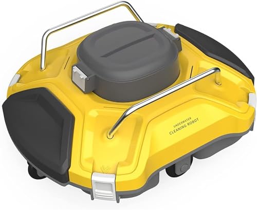 KANGJIEM Cordless Automatic Pool Cleaner, Robotic Pool Cleaner, Lasts 110 Mins, for Pool Surface up to 730Sq Ft, Pool Vacuum for Above Ground Pools Powerful Suction