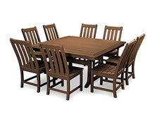 Polywood Vineyard 9-Piece Dining Set (Teak)
