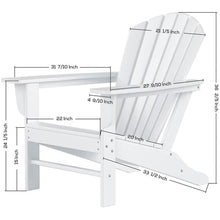 Costaelm Portside Classic Outdoor Adirondack Chairs Set of 8 White