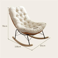 Living Room Rocking Chair Balcony Easy Home Leisure Adult Recliner Single Sofa