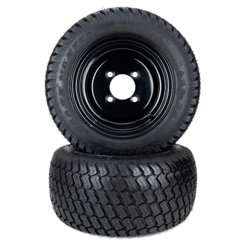 MowerPartsGroup (2) Turf Tire Assemblies 18x8.50-10 Fits Wright Stander Intensity 36" - 42"