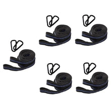 MaGiLL 5 Sets Hammock Strap Heavy Duty Hook Hammock Fixing Strap Chair Carabiner Rope Heavy Duty Hammock Outdoor Hanging Hooks Outdoor Camping Chairs Clothes Rack Polyester Buckle