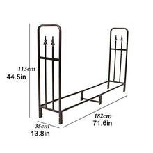 LFSDFJ Firewood Rack Indoor Firewood Rack Large Wide Firewood Rack Fireplace Tool Rack Indoor Outdoor Firewood Rack Storage Rack for Firewood Kindling and Hearth Logs Fireplace Log Holder