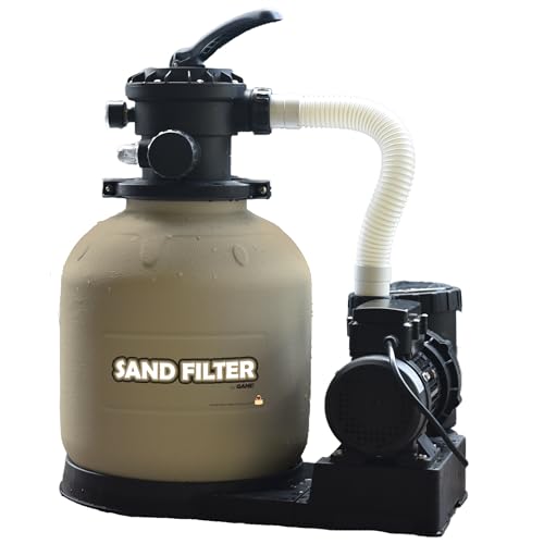 GAME | 16-Inch Sand Filter System | 0.75 HP Pump | 3698 GPH