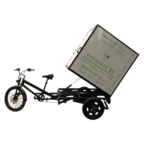 Cozytrikes Electric Box Cargo Bike Black