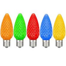 Novelty Lights 250CT C9 LED Faceted Ultra Bright Dimmable Outdoor Christmas Light Replacement Bulbs - Decorative Multicolor Lights