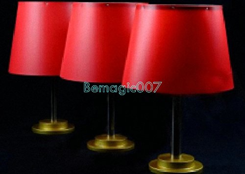 Stage Magic Tricks Multiplying Table Lamp Red