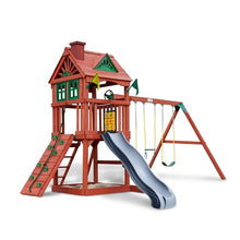 Gorilla Playsets Nantucket II Wood Swing Set Redwood