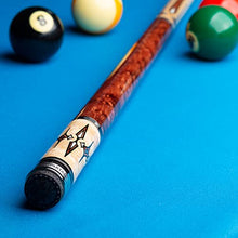 Spartan Billiards Pool Cue Stick Coffee Stained Handle 18oz Multi