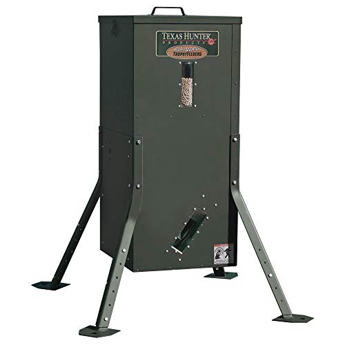 Texas Hunter Products Directional Fish Feeder 70 lb Capacity Hunter Green