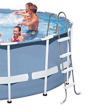 Intex 26711EH Prism Frame 12 Foot x 30 Inch Round Above Ground Outdoor Swimming Pool with 48" Ladder and 120V 530 GFCI Cartridge Filter Pump