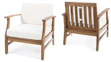 Seeheool Perla Club Chairs Set of 2, Cream