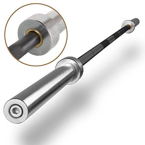XMark Texas Star Olympic Weight Set with Black Shaft Barbell and 115 lb Set