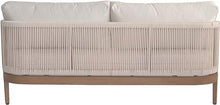 Meridian Furniture Maui Collection Modern Outdoor Patio Loveseat Cream