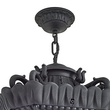 Bailey Street Home 8 Light Outdoor Ceiling Fixture Londonderry Finish Clear