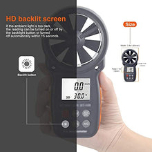 Digital Anemometer Handheld Wind Speed Meter Bt-100 for Measuring Wind Speed, Temperature and Wind Chill with Backlight LCD