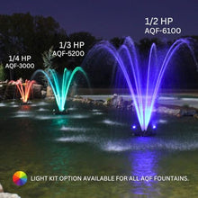 HALF OFF PONDS 1/4 HP Floating Fountain with Color Changing Lights