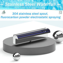 Waterfall Spillway Waterfall Spillway For Pond & Garden – Customizable Wide Stream Maker With Easy Installation, Sturdy 304 Stainless Steel – Water Feature Spillways For Backyard Rockery(55cm/22in)
