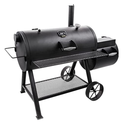 Oklahoma Joe's Longhorn Reverse Flow Offset Smoker Black