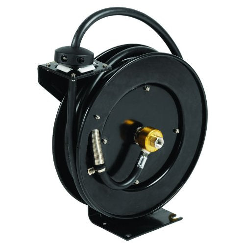 T&S Brass 5HR-232-01-GH Equip Open Hose Reel, 3/8" x 35' with Garden Hose Adapter and 5SV-WH