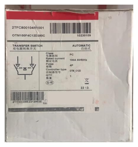 Arionyx Dual-Power Automatic Transfer Switch 4P 100A OTM100F4C12D380C