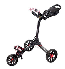 Bag Boy Nitron 3 Wheel Golf Push Cart Black/Red