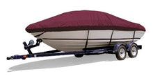 TaylorMade Survivor Marine Products Boat Cover for Euro Style V-Hull Bow Riders Cranberry 27.5-28.4 ft