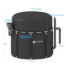 PUXIN Home Bio Gas Digester System, Model PX-2.65, 59 * 59inch, DIY Biodigestor Kit, Make Your Own Biodigester System, Treat Food Residue Pig Waste Cow Manure, Get Biogas Fuel for Home Cooking