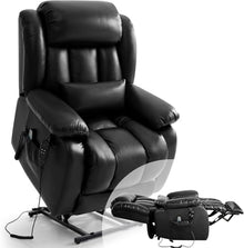 Dual Motor Power Lift Recliner with Massage Heating for Adults