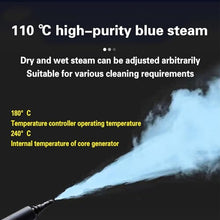 FENOKD Multi-Purpose High Temp Steam Washer, 4-5Bar High Pressure Steam Cleaner with 8 Accessories, 120Ml/Min, 3.5L Tank, Smart Timer, for Home, Car, Ac Cleaning,Yellow