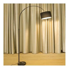 LUYOUBOZHU Floor Lamp Modern Arc Floor Lamp with Remote, Dimmable 3-Temp Black Standing for Living Room Bedroom