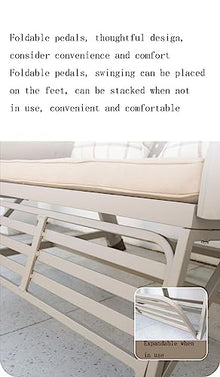 uhyOHF Outdoor Garden Swing Chair Home Balcony Outdoor Hanging Basket Swing Chair Canopy Swing Suitable for Garden Poolside (B