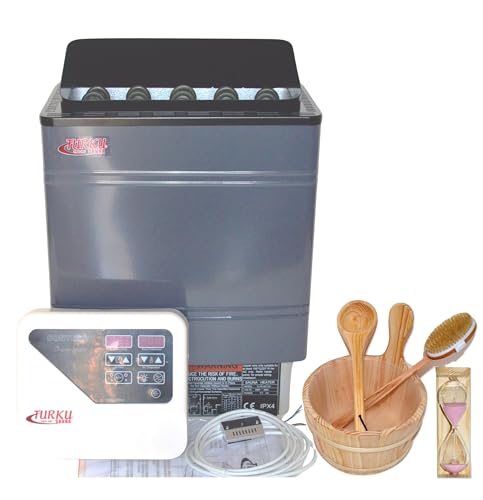 TURKU TU90WD-OD 9KW 240V Residential Wet or Dry Sauna Stove