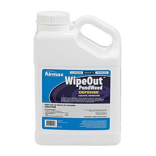 Airmax Wipeout Pond Weed Defense Herbicide & Aquatic Weed Control, 1 Gallon