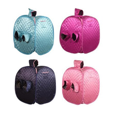 POGHDBXA Sauna Accessories, Portable Personal Sauna Tent, Foldable SPA, Mini Full Body Warming Tools with Fast Heating Double Zipper(Purple)