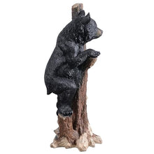 HI-LINE Climbing Black Bear Cub Statue
