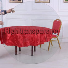 BIUBPW 28" 32" 36" 40" Tempered Glass Table Top Round Dining Table Glass Top 3/8'' Thick Replacement Glass for End Tables Outdoor Patio Table Tops(98cm-38.5in)