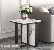 NRFJFOP Small Coffee Table Rock Slab Sofa Side Living Room Corner high-end Balcony Bedside Sideboard