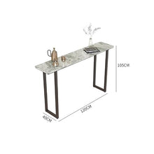 JITUIHOM Bar Table Bar Table Balcony Home Rock Slab Marble Console, Coffee Shop Long High(B)