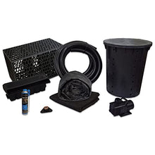 HALF OFF PONDS Simply Waterfalls 4000 Pond Free Kit with MatrixBlox, 15' x 25' Liner and 4000 GPH Pump Black