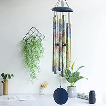 ZerHoc Wind Chime,Garden Wind Chimes for Garden Outdoor Deep Tone,45-Inch Memorial Large with 6 Heavy Tubes Outdoor for Garden Hanging Decoration Wind Chime Outdoor Decor