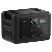 Arkpax Core1200W Solar Generator with 2x 100W Foldable Solar Panels