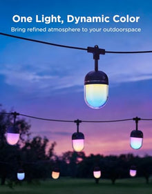 Govee Outdoor Chromatic String Lights, 65.6ft RGBIC Uni-IC Control, IP67