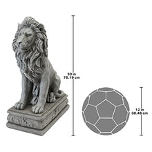 Design Toscano Fouquet Royal Palace Sentinel Lion Statue