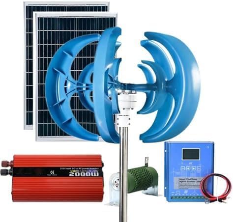 KZZAAO 1000W Wind-Solar Hybrid Power Generation System