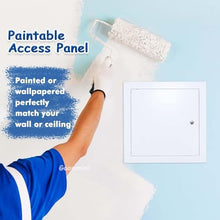 Access Panel for Drywall 36"x36" Vent Systems, Wall and Ceiling Access Doors, White Fuse Box Cover Cabinet, Electrical Plumbing Cover Plate(36x32in/91x81cm)