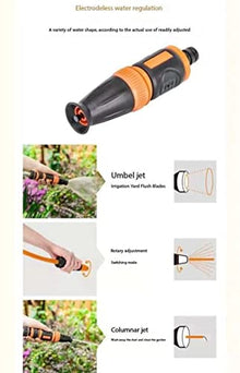 Garden Hose Kit, Automatic Retractable Hose Reel, Infinite Water Shape Adjustment, Wall Mount and 180 Degree Swivel Bracket, Ideal for Garden Watering