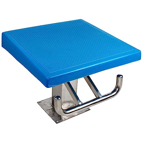 Diving Board, Diving Board for Inground Pools, Diving Boards for Inground Pools Stainless Steel Base Anti Slip Surface Inclined at 15°, Pool Diving Board, Load Capacity 600Lb
